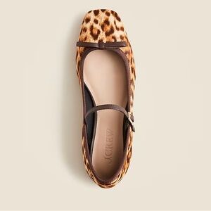 J. Crew Cheetah Print Flats with Bow Accent Size 11